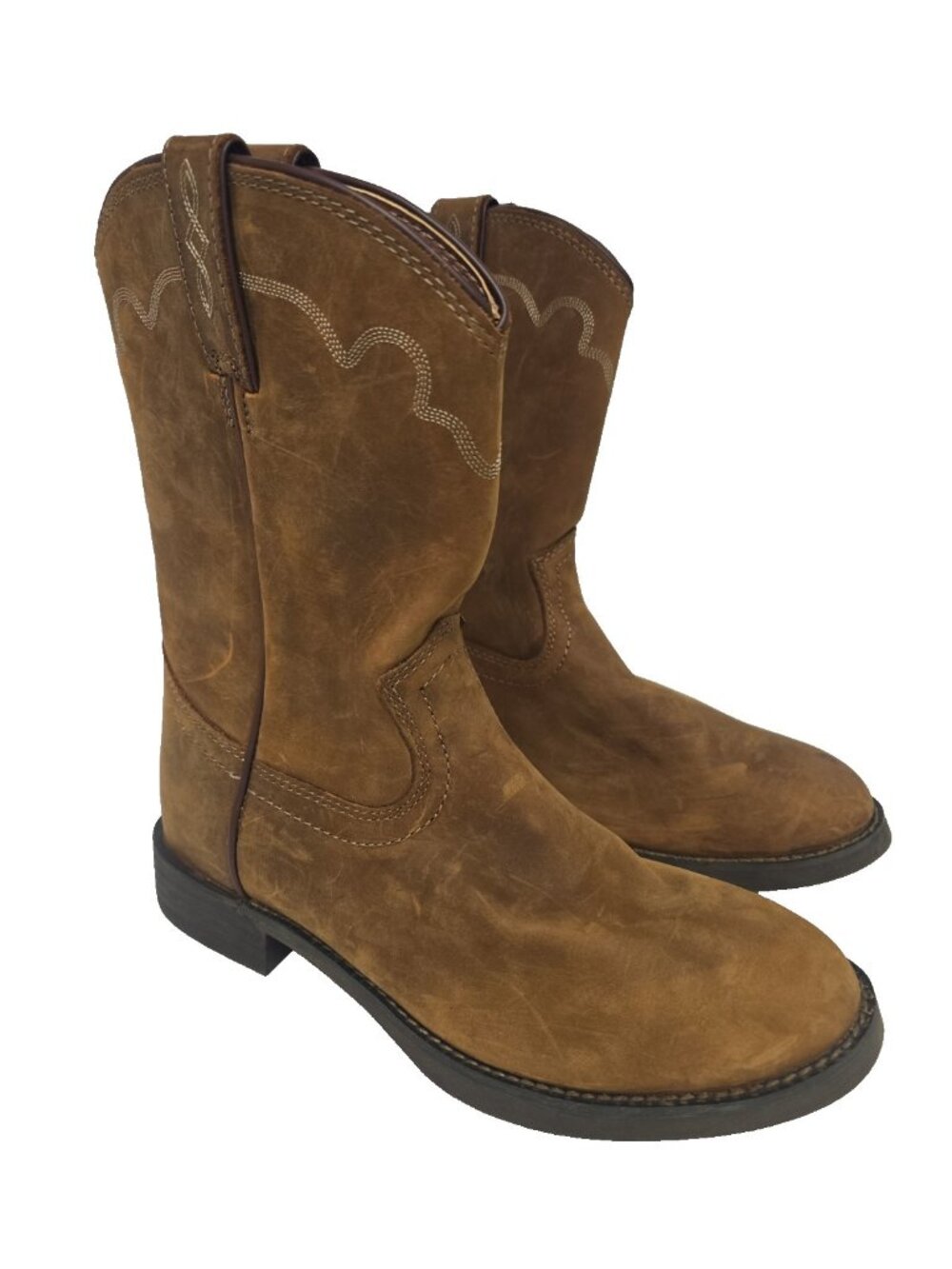 Justin Men's 3902 Jeb Roper Apache Stampede Soft Toe Boot Tan Size 9D
